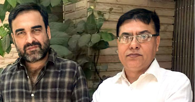 डॉ. मधुरेन्दु पांडे बॉलीवुड अभिनेता श्री पंकज त्रिपाठी के साथ